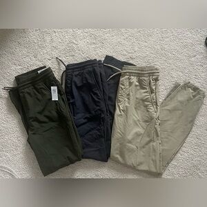 3 pair of boys lightweight tapered joggers.